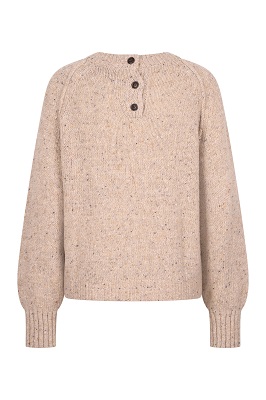 Sweater Buttons Beige