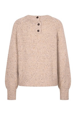 Sweater Buttons Beige