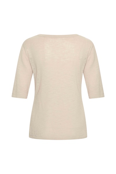 Top V Neck Beige
