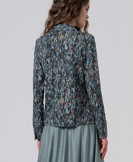 Shirt petrol Blue