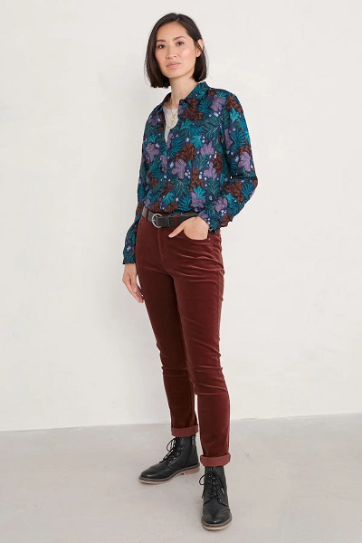 Lamledra Trousers Burgundy
