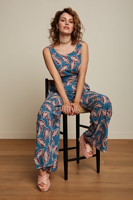 Frida Jumpsuit Dominica Orient Blue