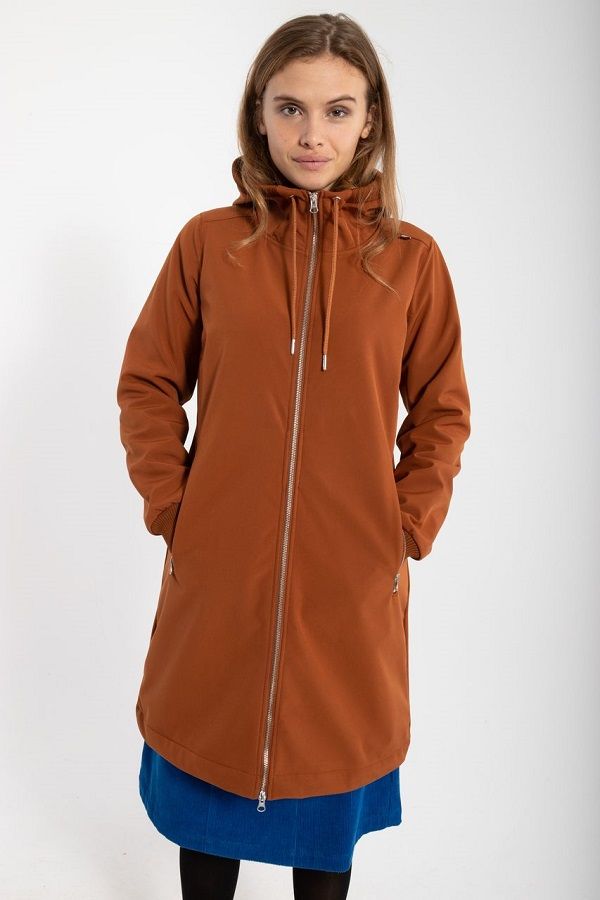 Jane Softshell dark Rust