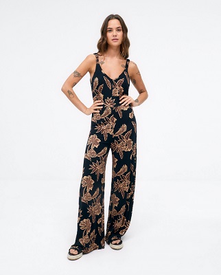 Jumpsuit With Straps Black