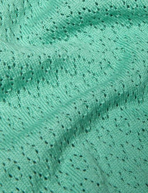 Sweet Petite Traditional Green Knit