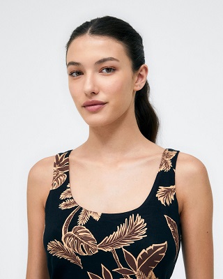 Top With Straps Black