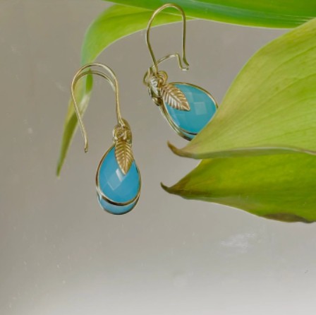 Utopia Hanger Blue Chalcedony