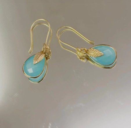 Utopia Hanger Blue Chalcedony