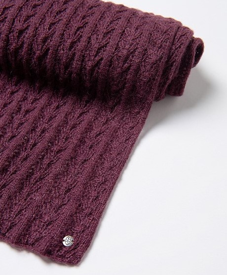 Fantasy Knit Beret Plum