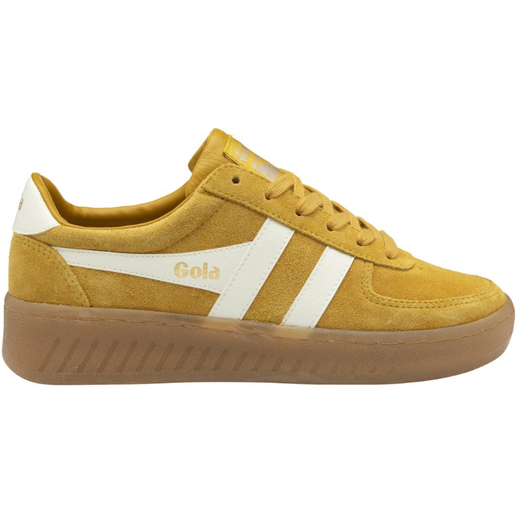 Grandslam Suede Trainer Sun/Off White/Gum