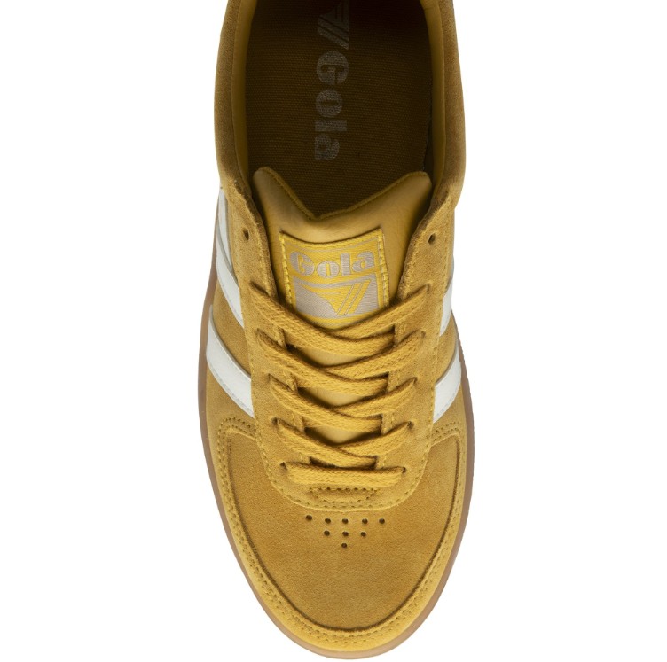 Grandslam Suede Trainer Sun/Off White/Gum