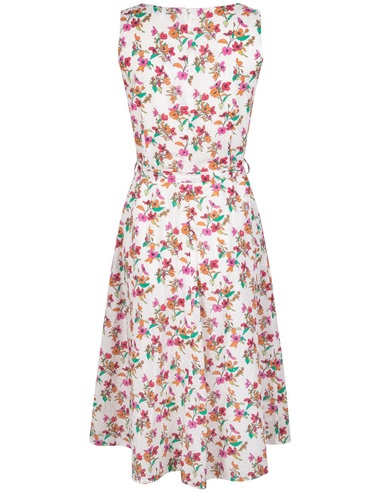 Amelie Dress Plumeti 70 Flowers Pink