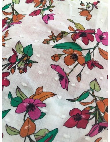 Amelie Dress Plumeti 70 Flowers Pink