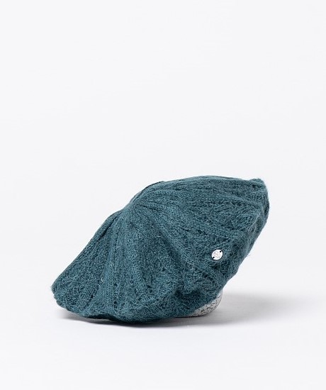 Fantasy Knit Beret Petrol Blue
