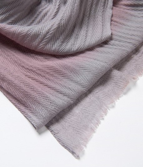 Rectangular Tie Dye Scarf Red Wine