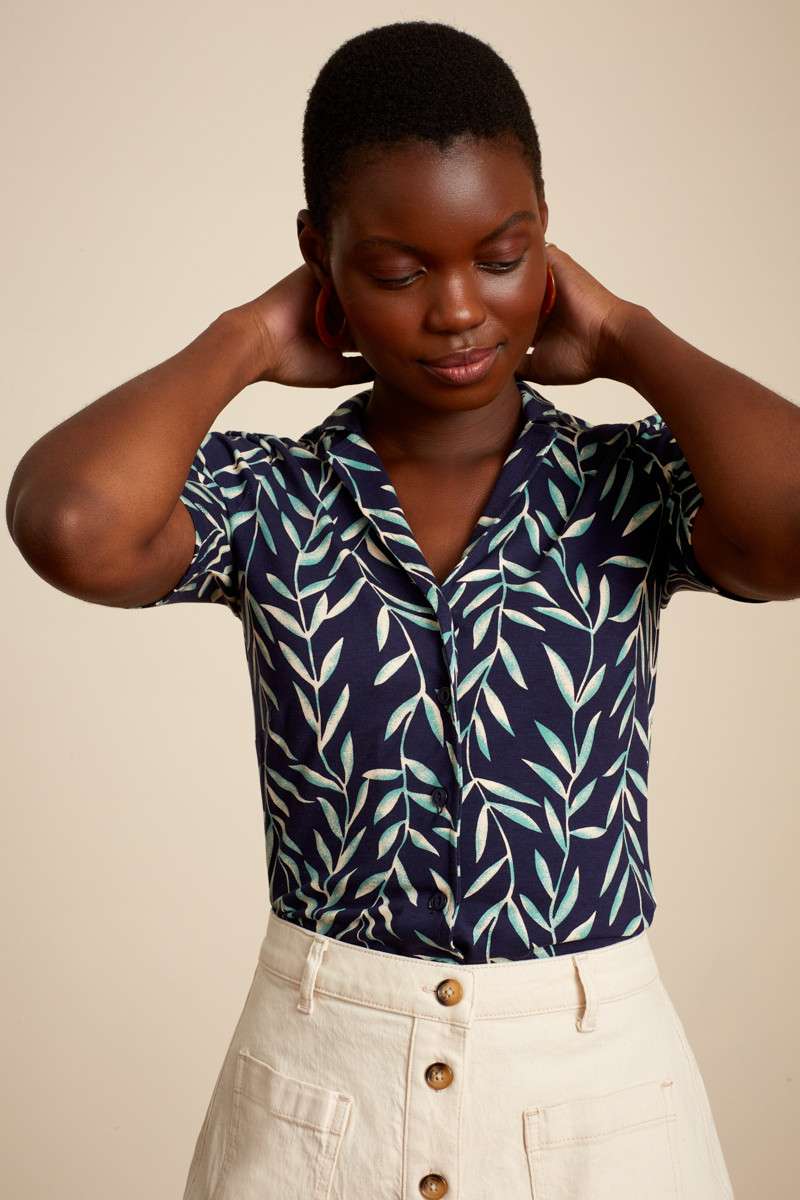 Patty Blouse Buena Vista Blue