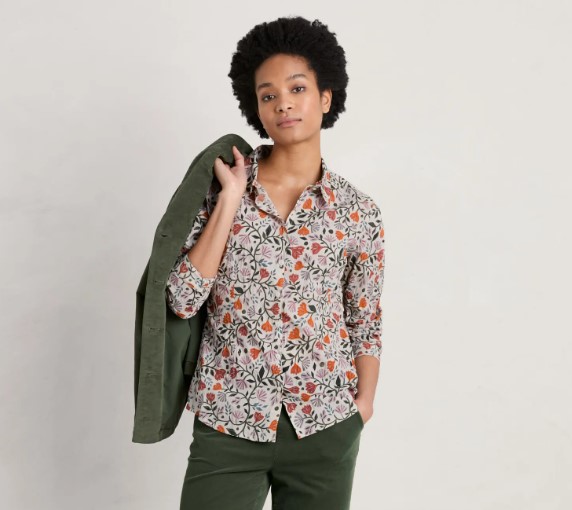 Larissa Shirt Folklore Bloom Aran