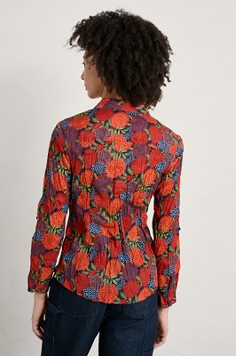 Larissa Shirt Dahlia bed Maritime