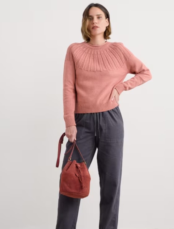 Chat Jumper Dusty Rose