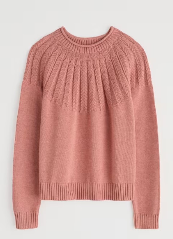 Chat Jumper Dusty Rose