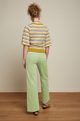 Marcie pants babyrib Basil Green