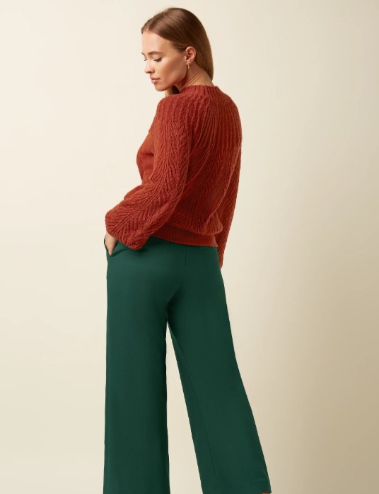 Joannie raglan Top Orcia Spicy brown