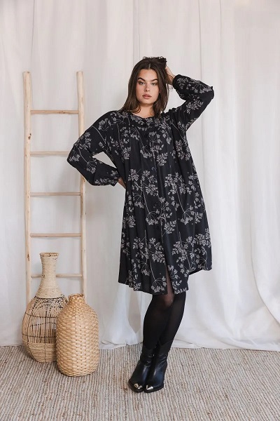 Tunic Dress Julie Parsley Antraciet