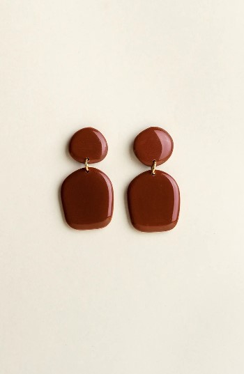 Earrings Nina Burgundy