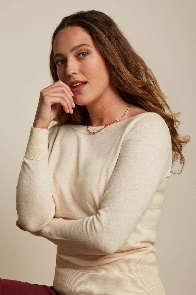 Ivy Top Cocoon Cream