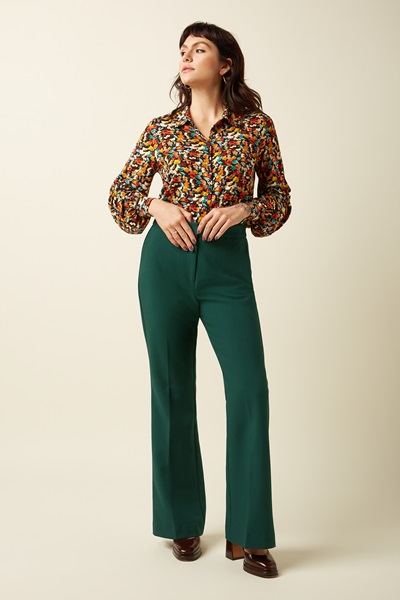 Maisie Blouse Mauve Multi Color