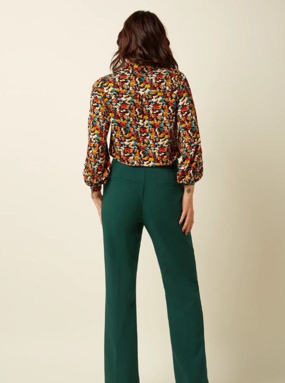 Maisie Blouse Mauve Multi Color