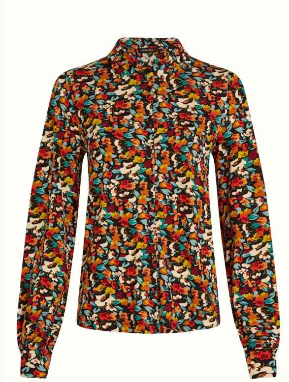 Maisie Blouse Mauve Multi Color