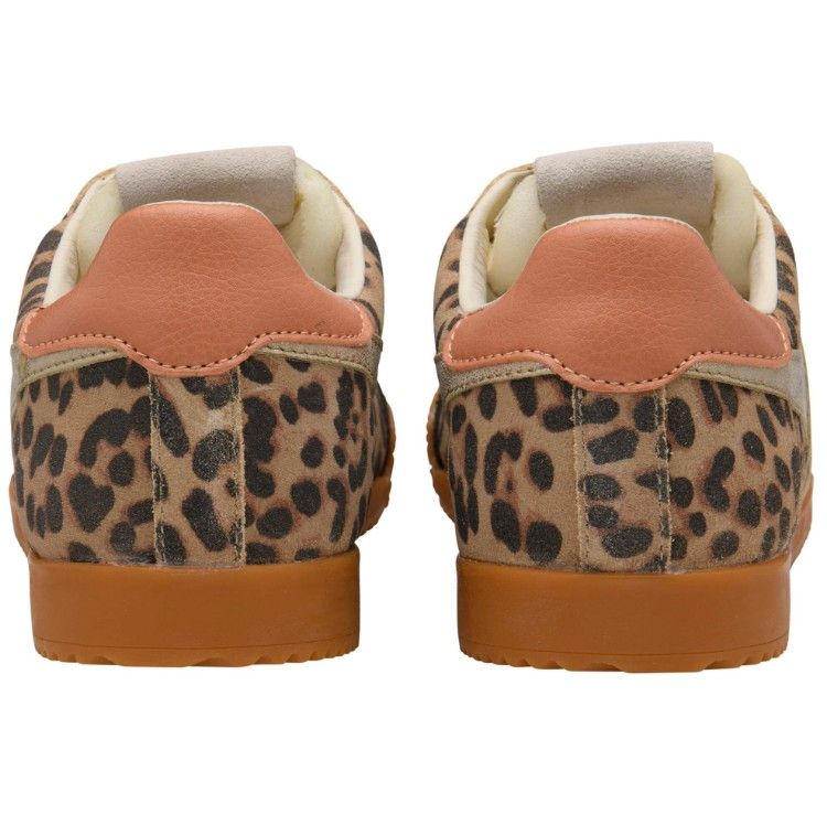 Elan Safari Trainer Leopard Mocha Gold Terracotta