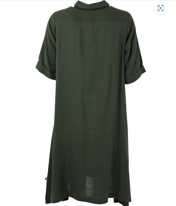 Dananae Cloth Dress Dark Army