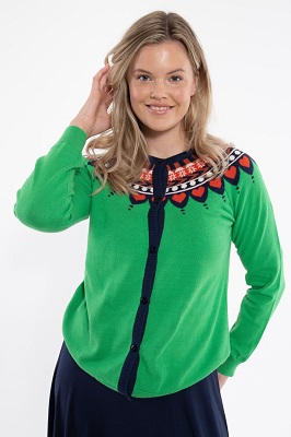Danesweatheart cardigan Green