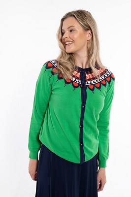 Danesweatheart cardigan Green