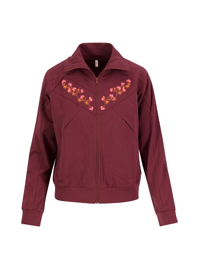 Vitamine Beauty Zip Up raisin Red