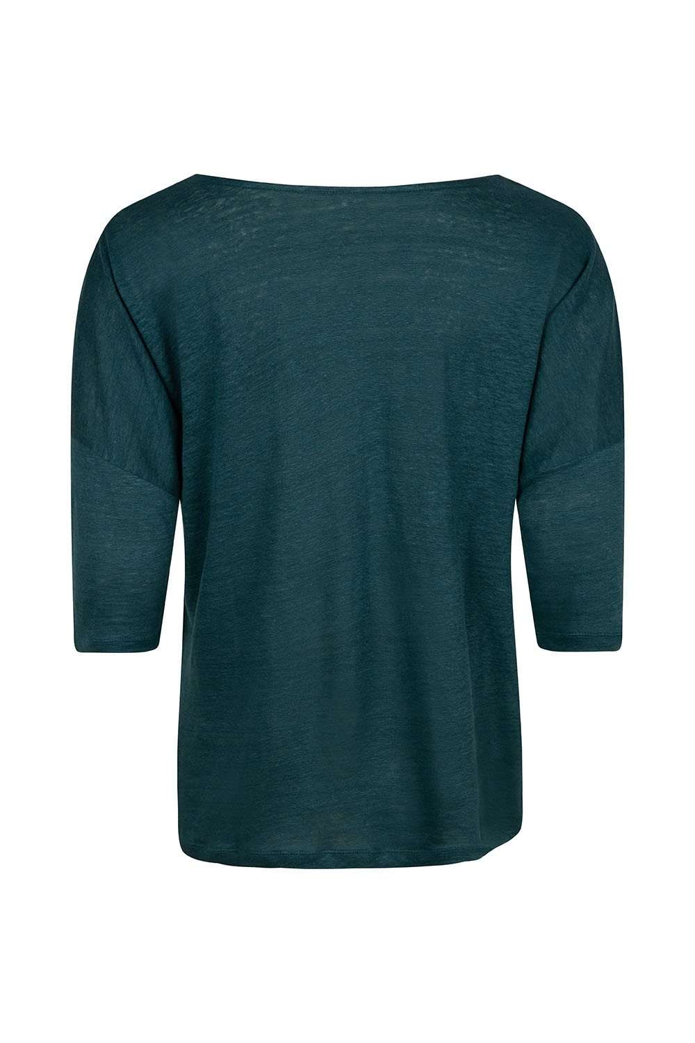 T Shirt Tammy Petrol Linnen