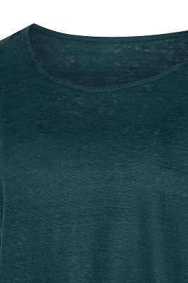 T Shirt Tammy Petrol Linnen