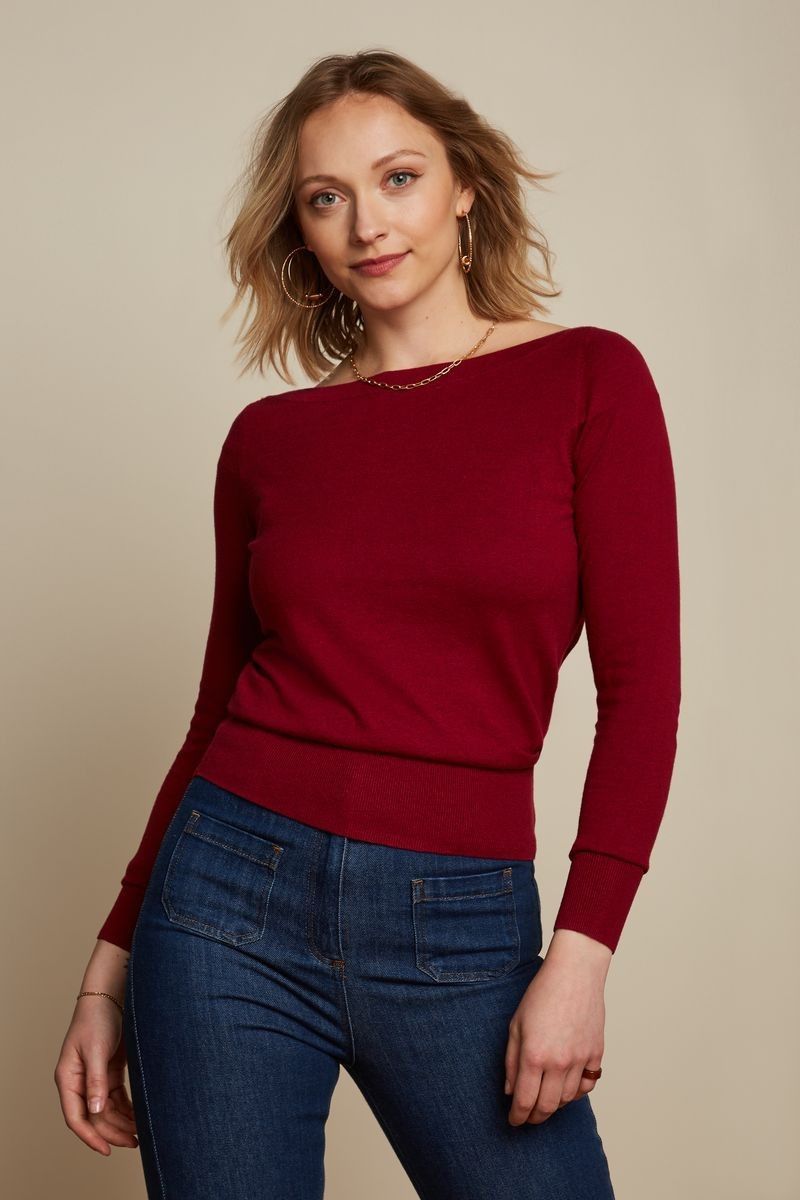 Ivy Top Cocoon Rumba Red