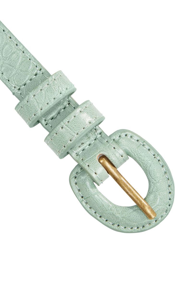 Coco Covered belt Spar Green