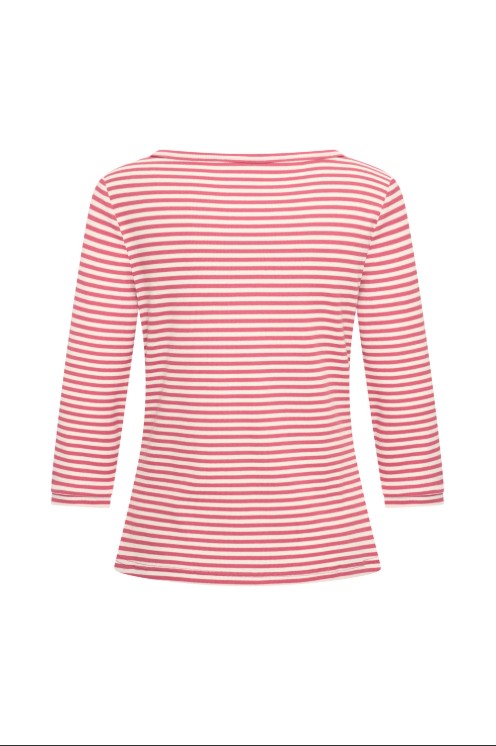 Top Boatneck Two Tone Lipstick