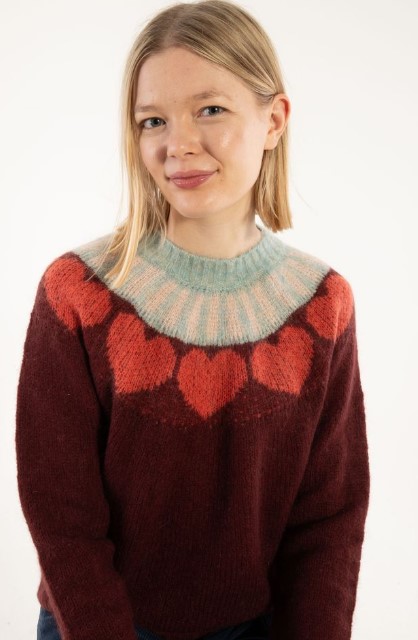 Daneherbal Alpaca Jacquard Sweater Multi