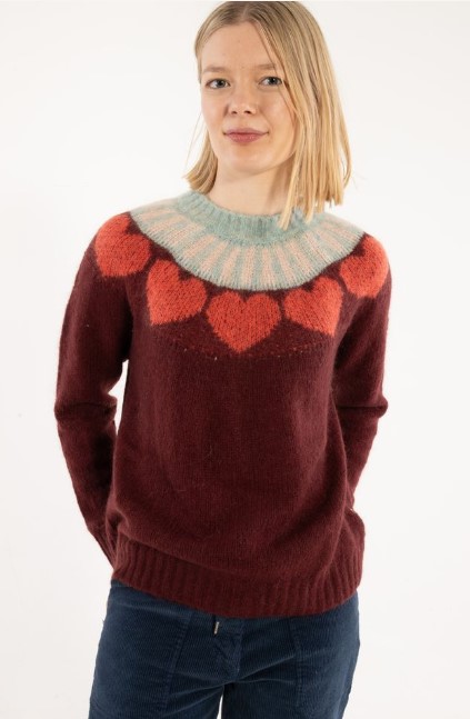 Daneherbal Alpaca Jacquard Sweater Multi