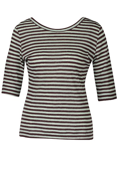 Top Reversible Small Stripe Pistache