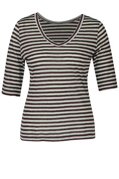 Top Reversible Small Stripe Pistache