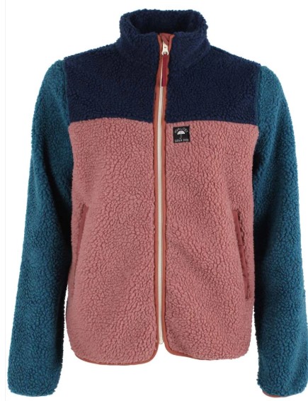 Danebirk Fleece Zip Up Navy/Slate/Roze/Beige/Brick