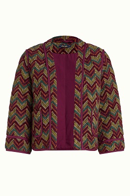 Noor Jacket Fairley Cabernet Red