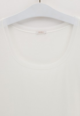 Perfect Line Cotton Tank Top White