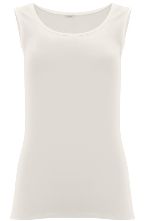 Perfect Line Cotton Tank Top White